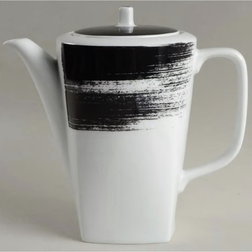 New Mikasa Brushstroke Coffee Pot With Lid Discounted